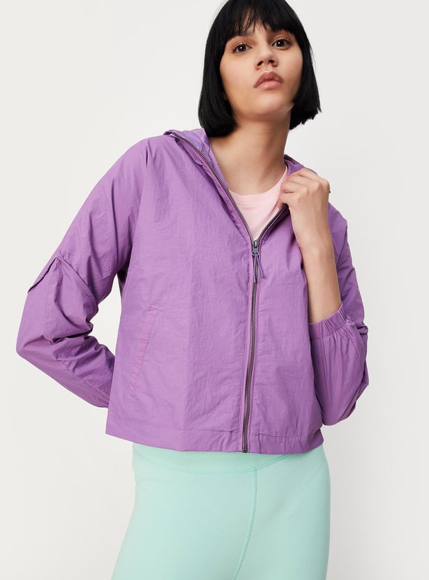 Women Hooded Sporty Jacket