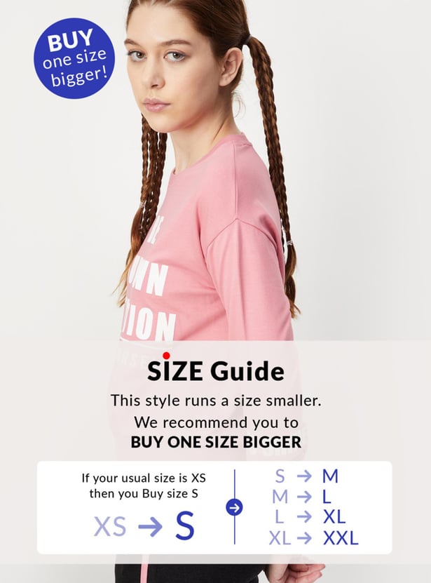 Women Printed Lightweight Sweatshirt