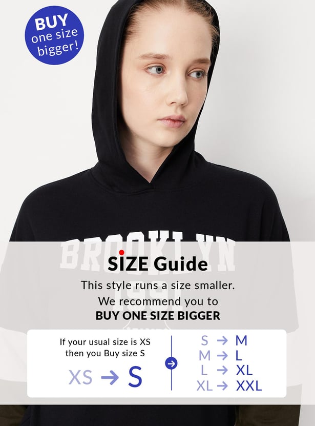 Women Hooded Graphic Sweatshirt
