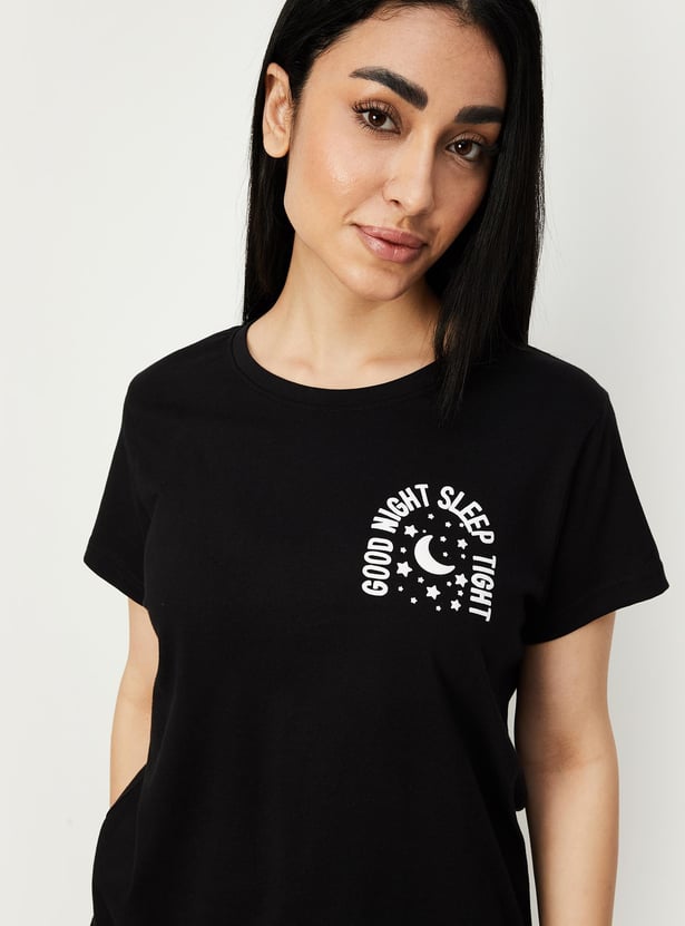 Women Printed Capri Set