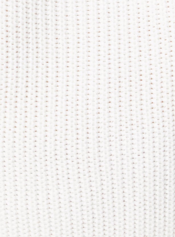 Women Solid Cropped Sweater Vest