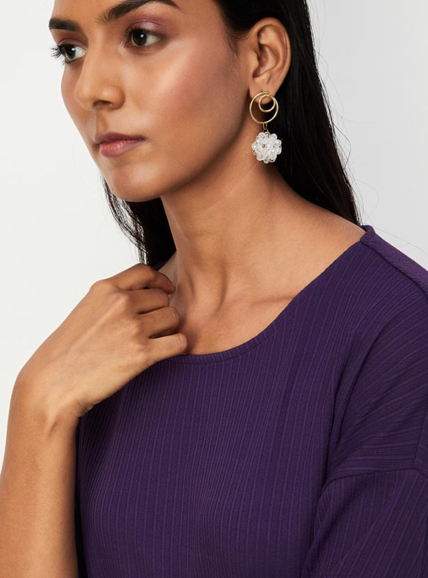 Women Ribbed Knit Top