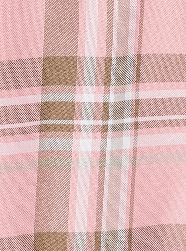 Women Checked Double Pocket Shirt