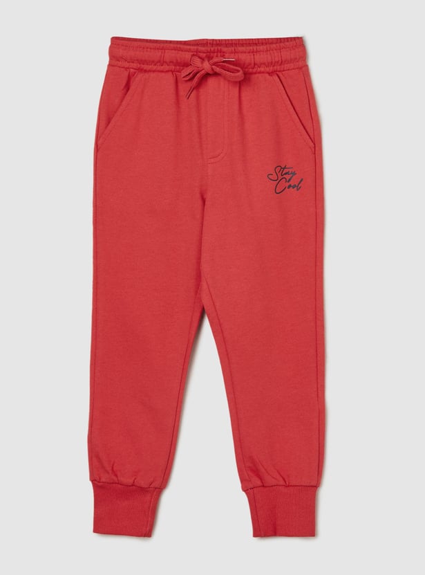 Boys Cotton Casual Joggers