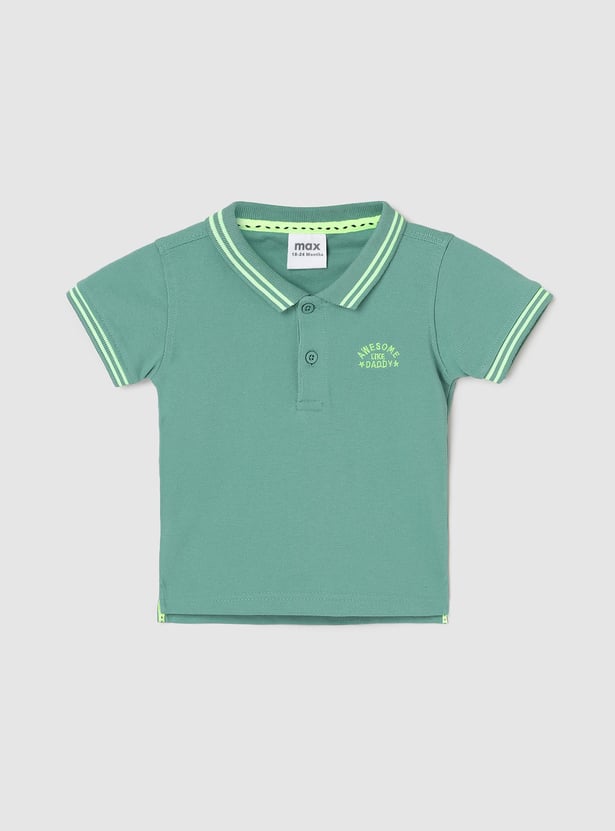 Boys Contrast Tipping Polo T-shirt