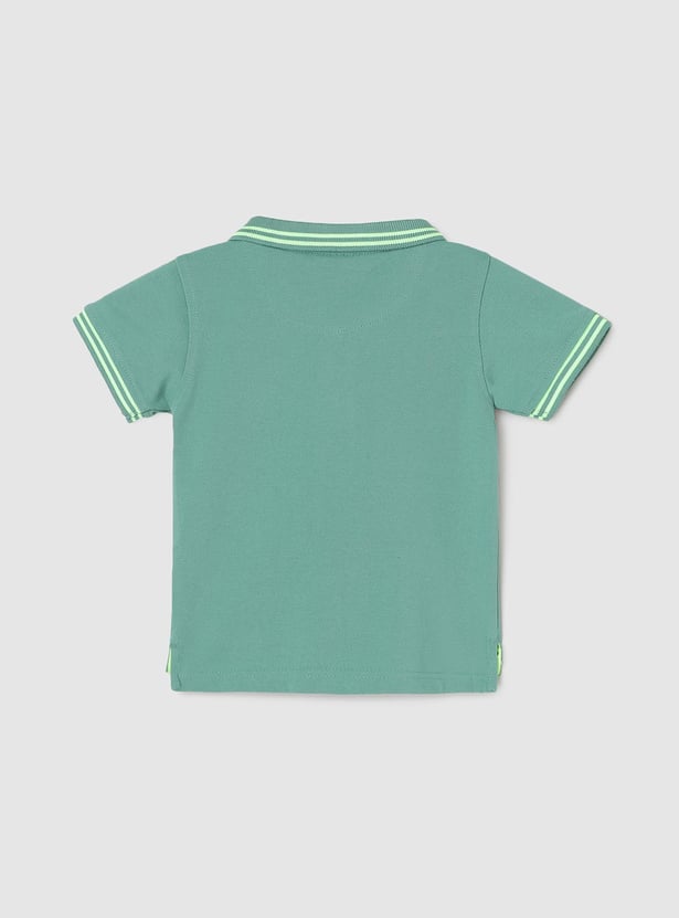 Boys Contrast Tipping Polo T-shirt