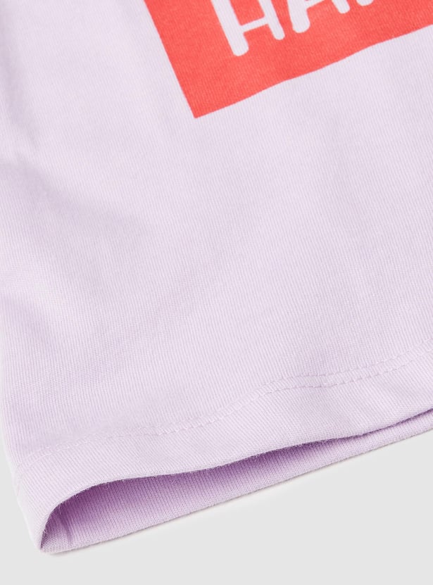 Girls Full Sleeve Graphic T-shirt