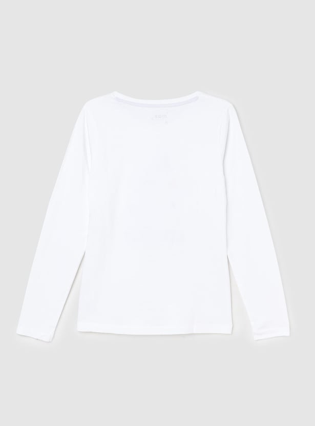 Girls Unicorn Printed T-shirt