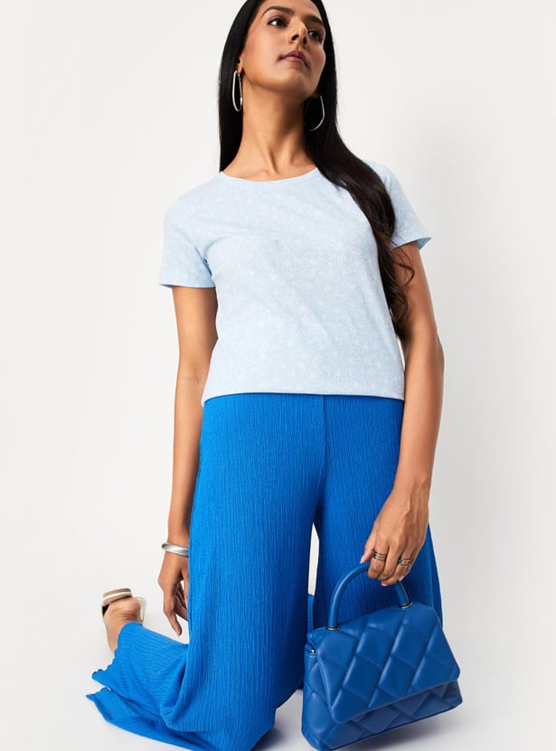 Women Printed Short Sleeve T-shirt
