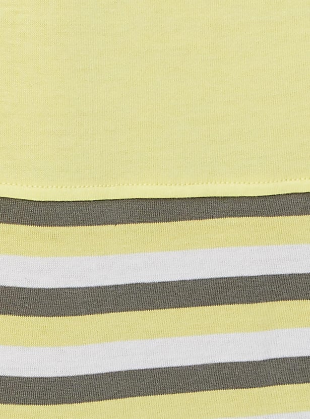 Women Striped Round Neck T-shirt