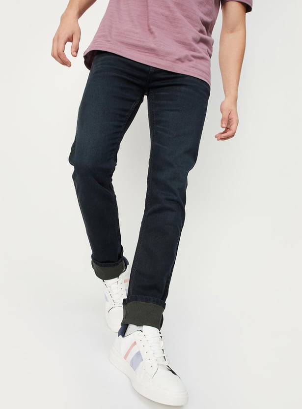 Vaqueros SPRINGFIELD Slim Dark Blue Para Hombre | Corte Ajustado, Tela Elástica Y Lavado Oscuro