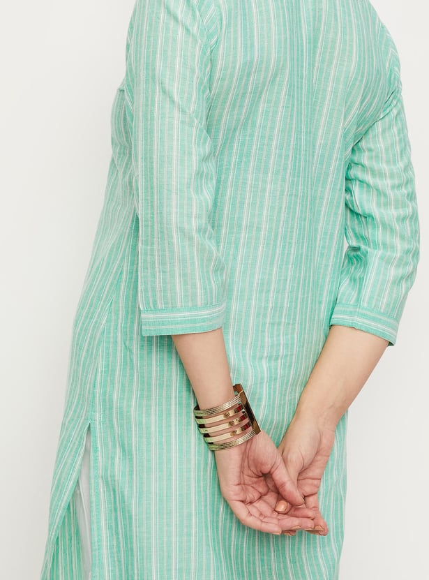 Women Striped A-line Kurta