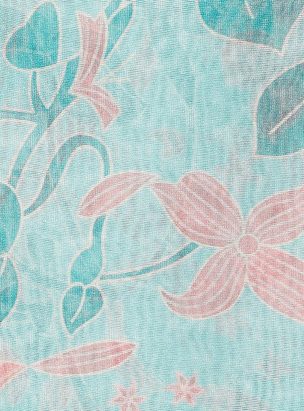 Women Printed Dupatta with Tassels