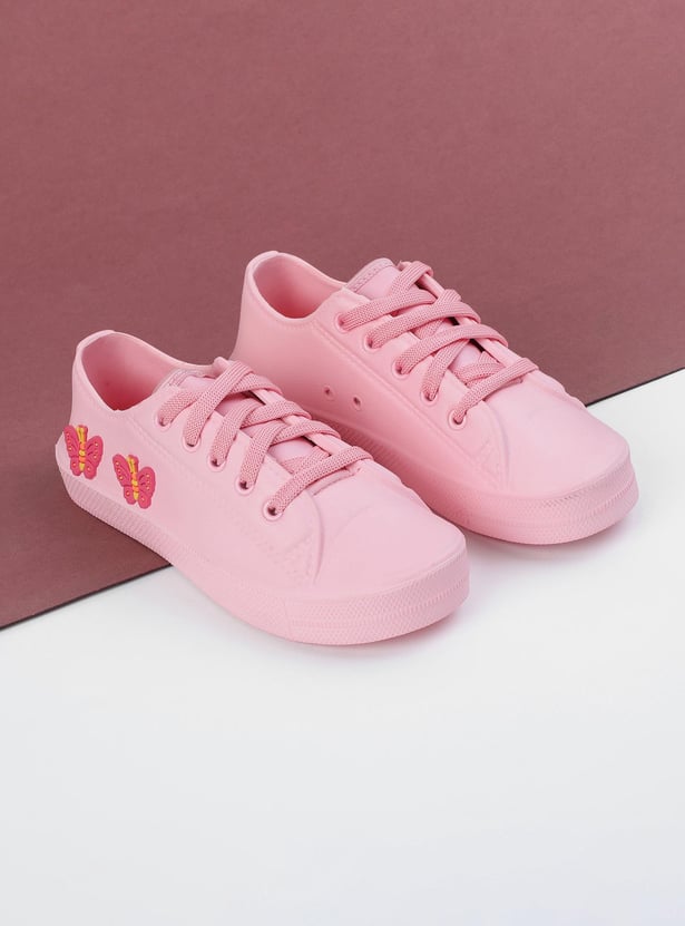 Girls Butterfly Moulded Wash & Wear Shoes