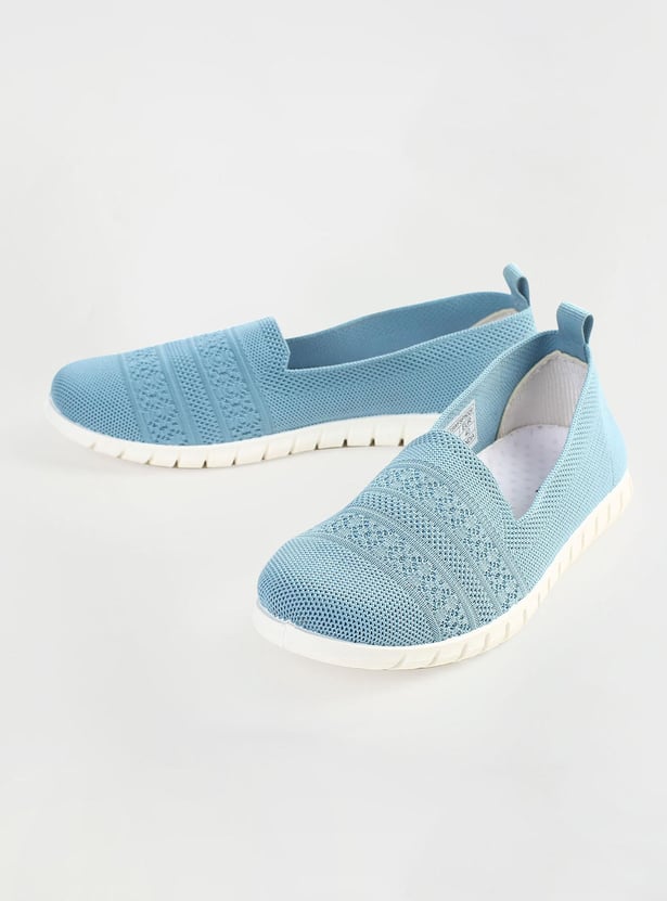 Women Flyknit Slip-On Sports Shoes