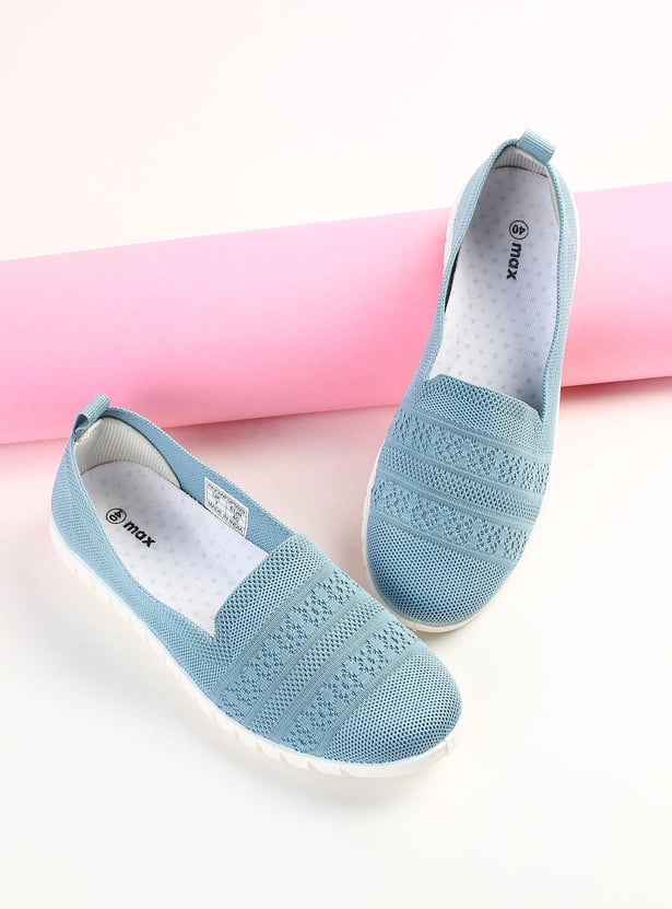 Women Flyknit Slip-On Sports Shoes