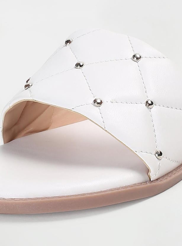 Women Embellished Open-Toe Flat Sandals