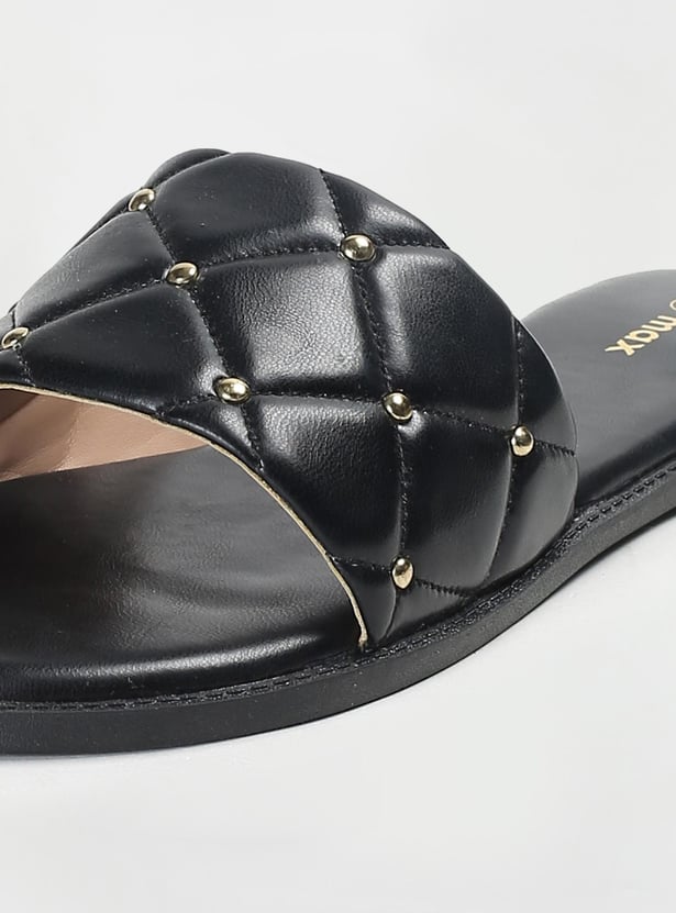 Women Embellished Open-Toe Flat Sandals