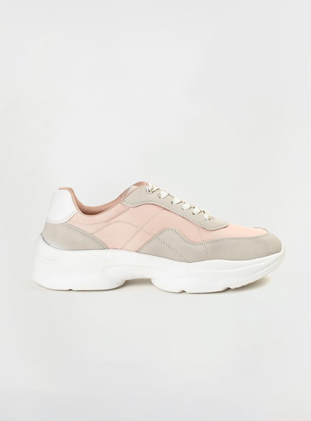 Women Colourblocked Chunky Sneakers