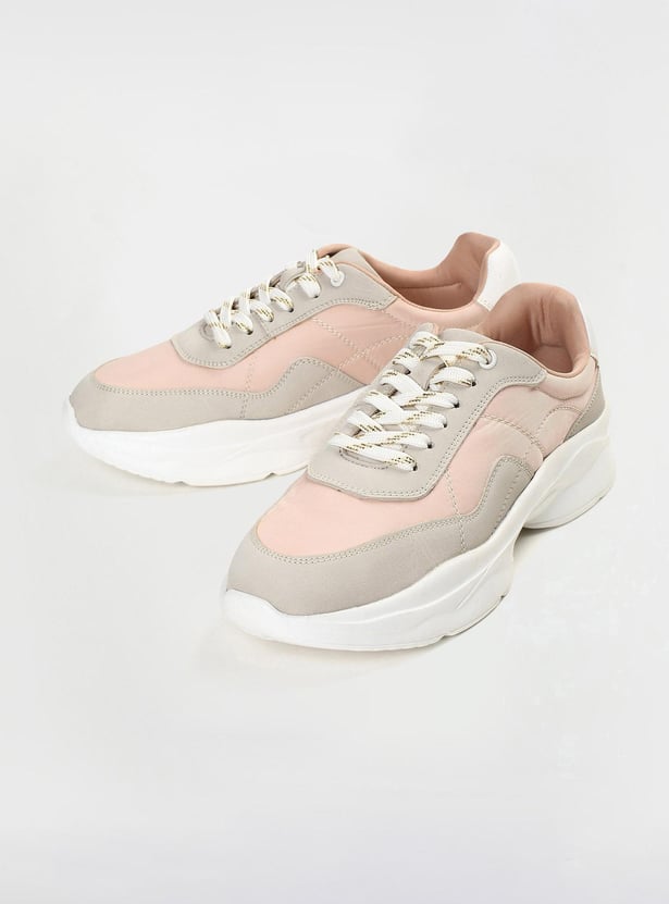 Women Colourblocked Chunky Sneakers