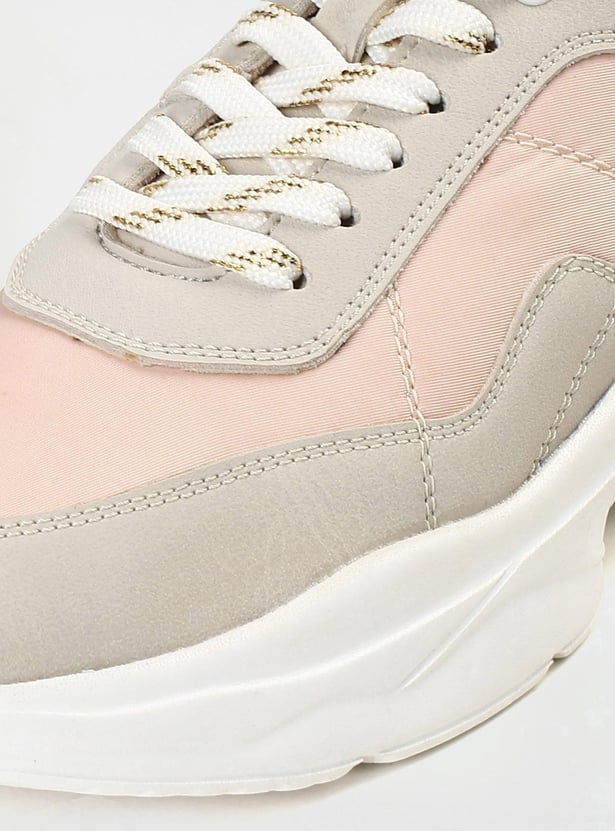 Women Colourblocked Chunky Sneakers