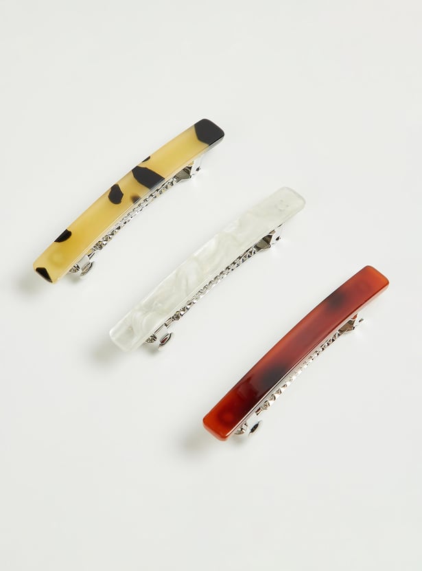 Women Assorted Barrette Hair Clip - Pack of 3