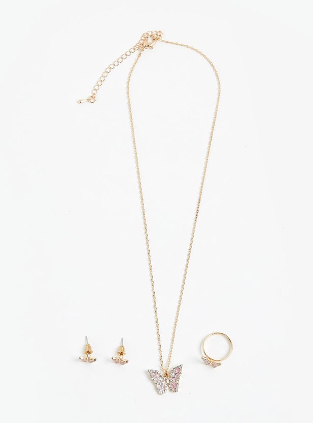 Butterfly Pendant Forever 21 Pendant Necklace Butterfly Bead