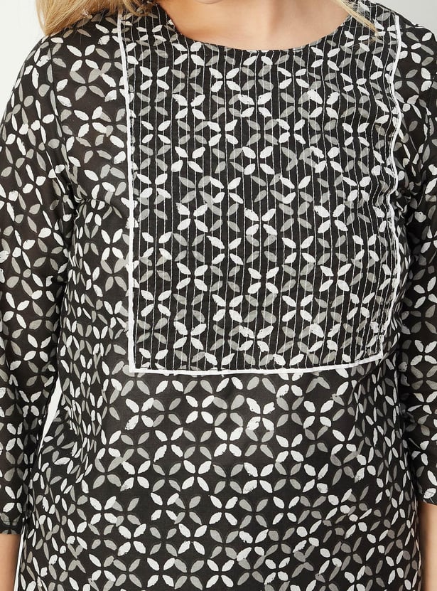 Women Printed Straight Kurta