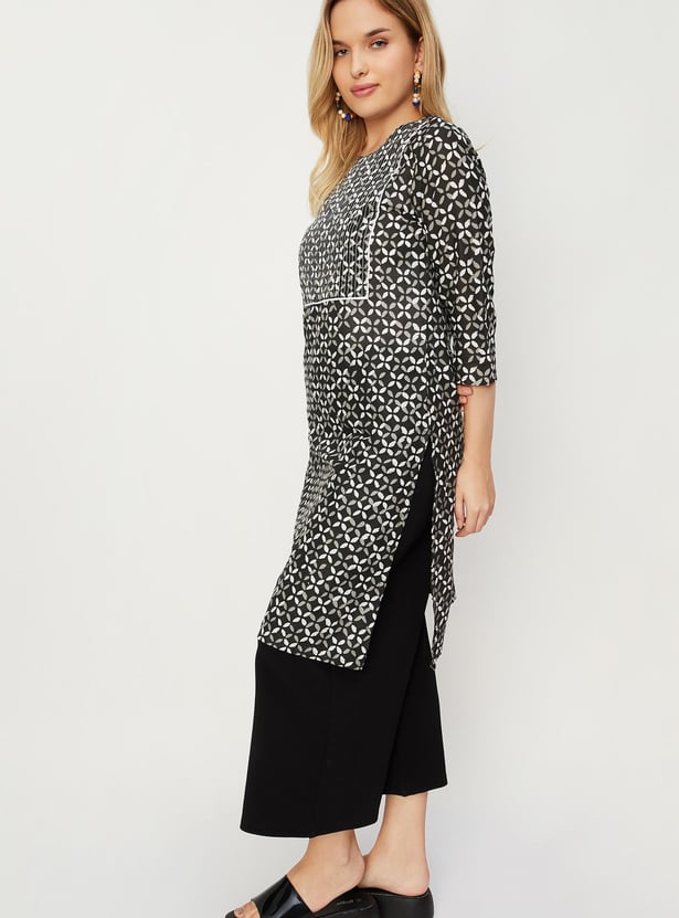 Women Printed Straight Kurta