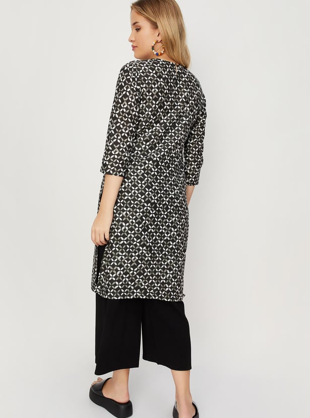 Women Printed Straight Kurta