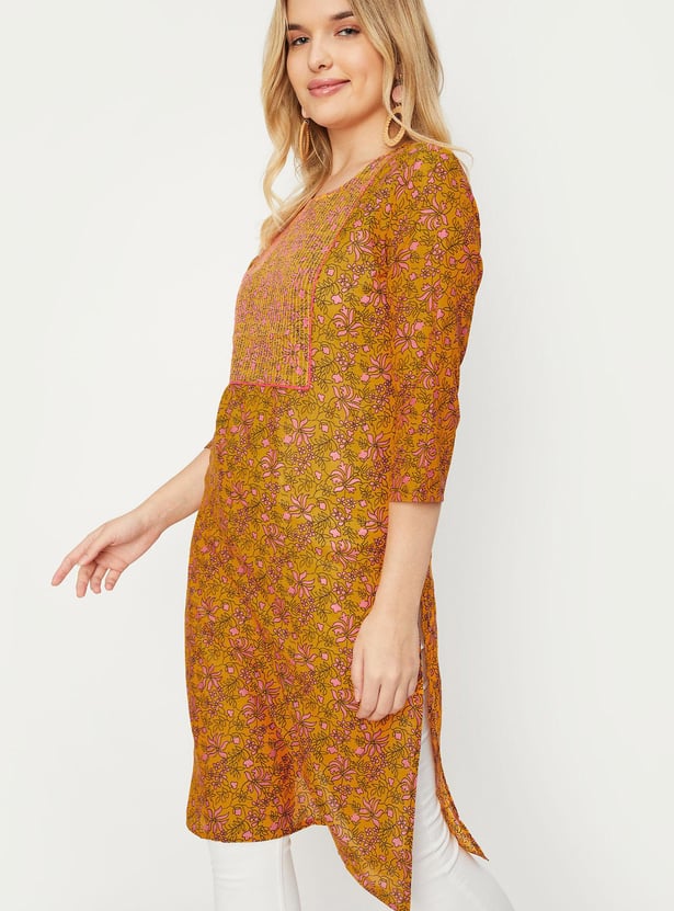 Women Printed Straight Kurta