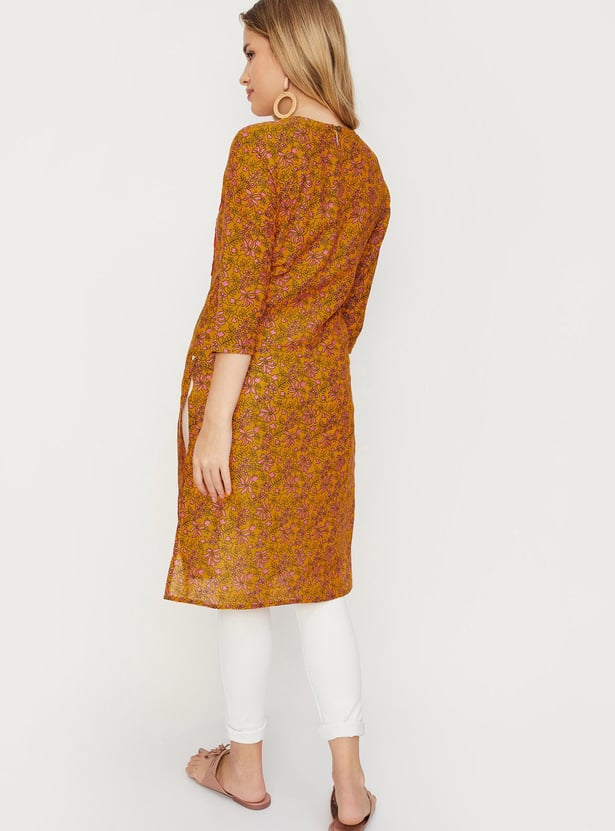 Women Printed Straight Kurta