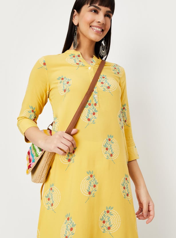 Women Printed Straight Kurta
