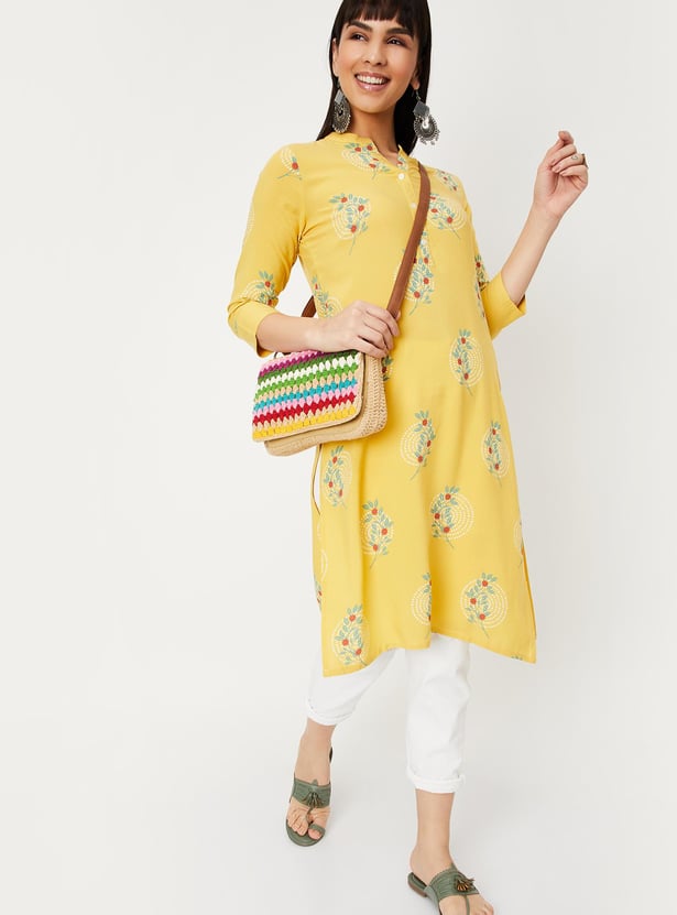 Women Printed Straight Kurta