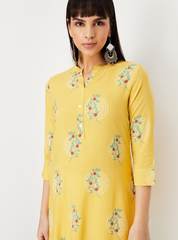 Women Printed Straight Kurta