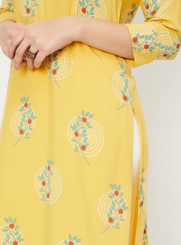 Women Printed Straight Kurta