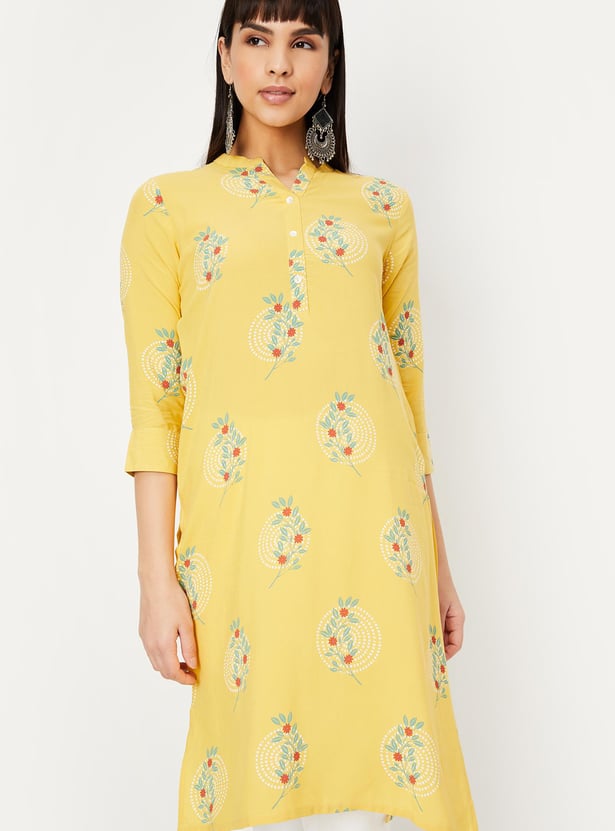 Women Printed Straight Kurta