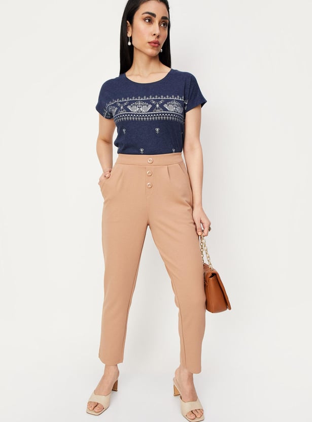 Women Extended Sleeve Graphic T-shirt