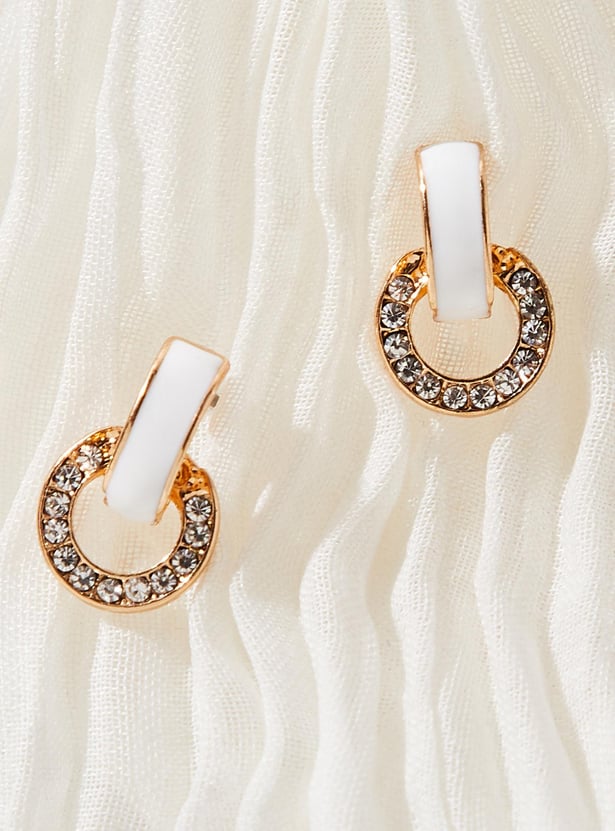 Women Embellished Drop Earrings