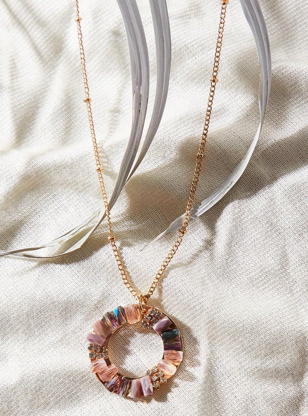 Women Embellished Lobster Clasp Necklace