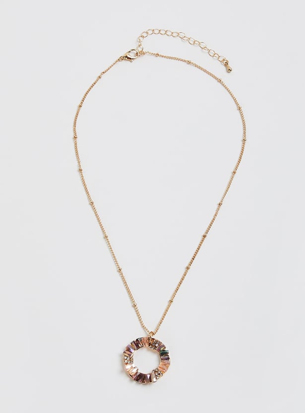 Women Embellished Lobster Clasp Necklace