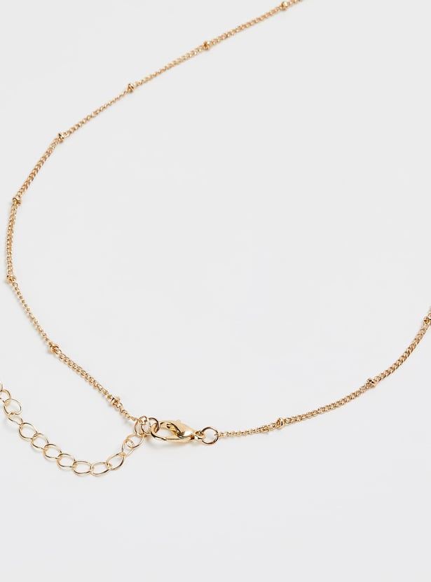 Women Embellished Lobster Clasp Necklace