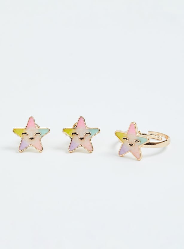 Girls Star Shaped Jewellery Set