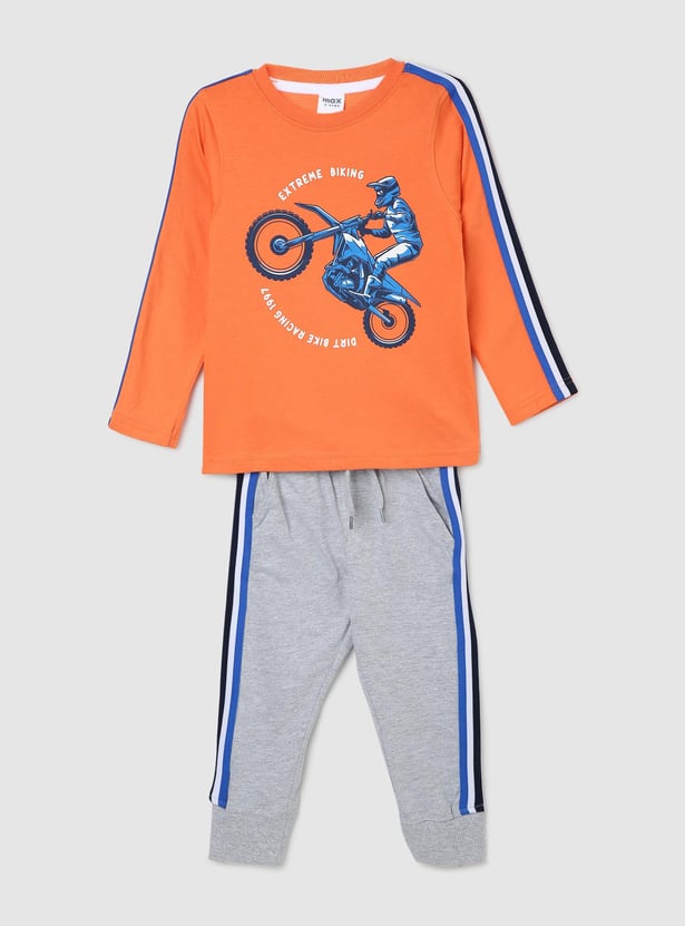 Boys Printed Sleepwear Set