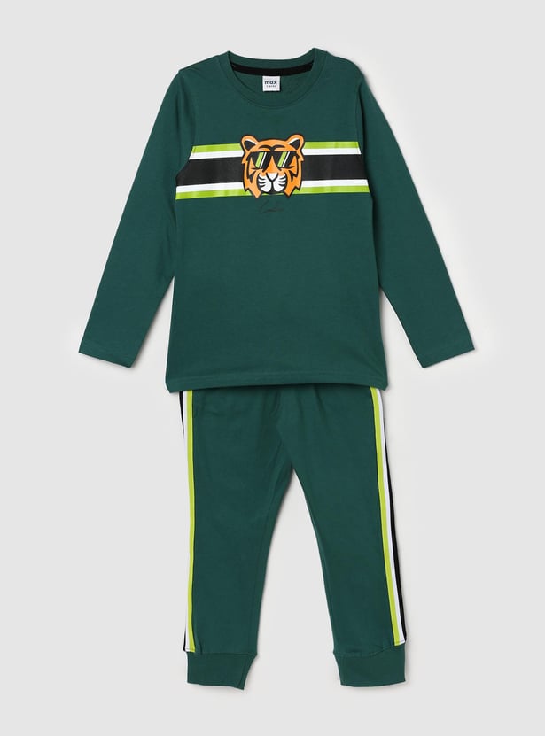 Boys Printed Sleepwear Set