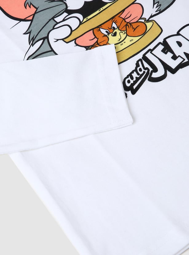Boys Tom & Jerry Printed T-shirt