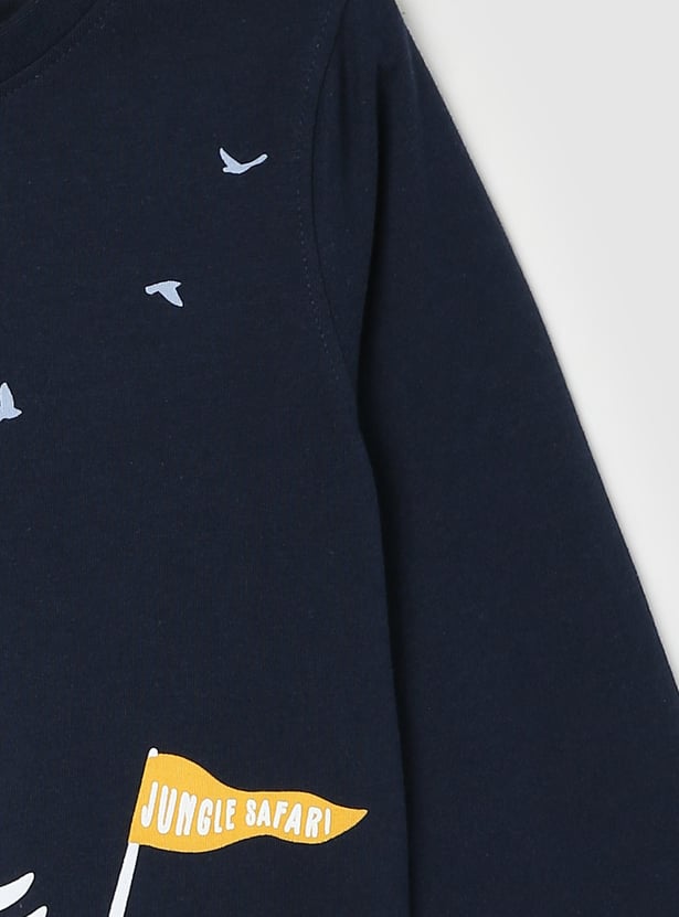 Boys Printed Cotton T-shirt