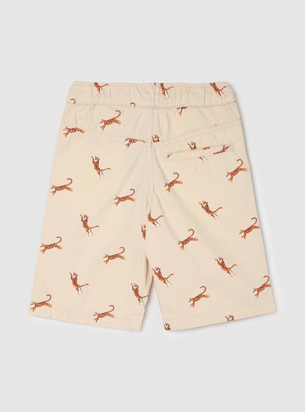 Boys Printed Bermuda Shorts