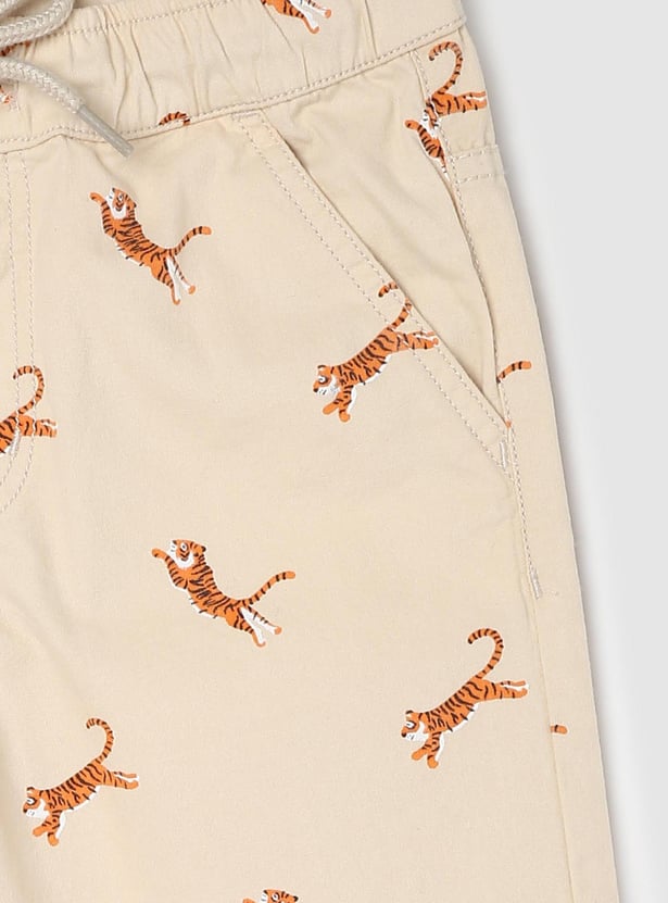 Boys Printed Bermuda Shorts