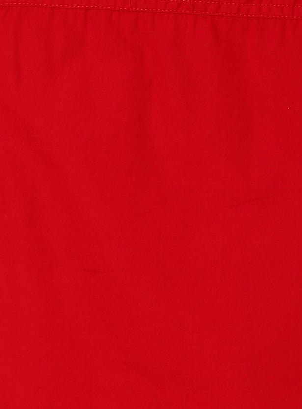 Boys Solid Welt Pocket Shirt